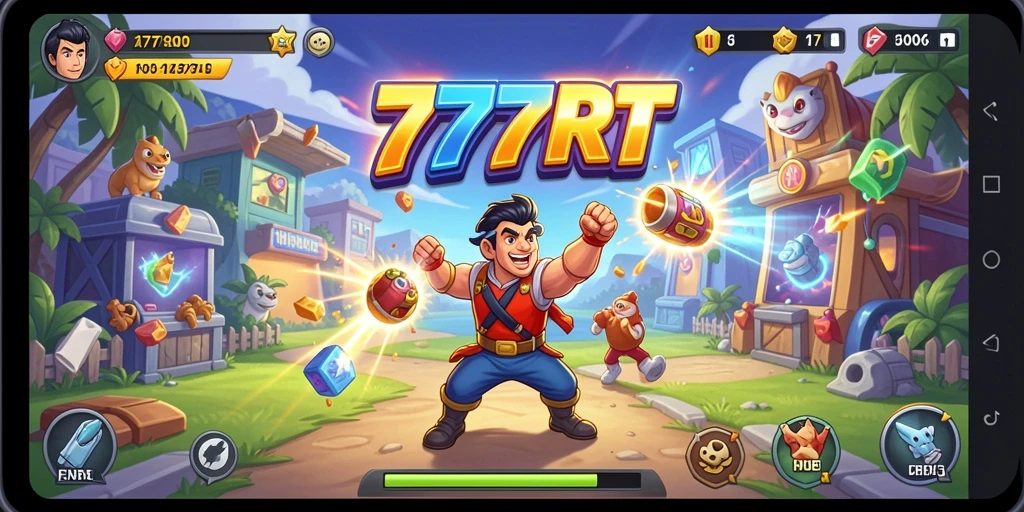 Gambar tampilan gameplay seru dari 777RT.