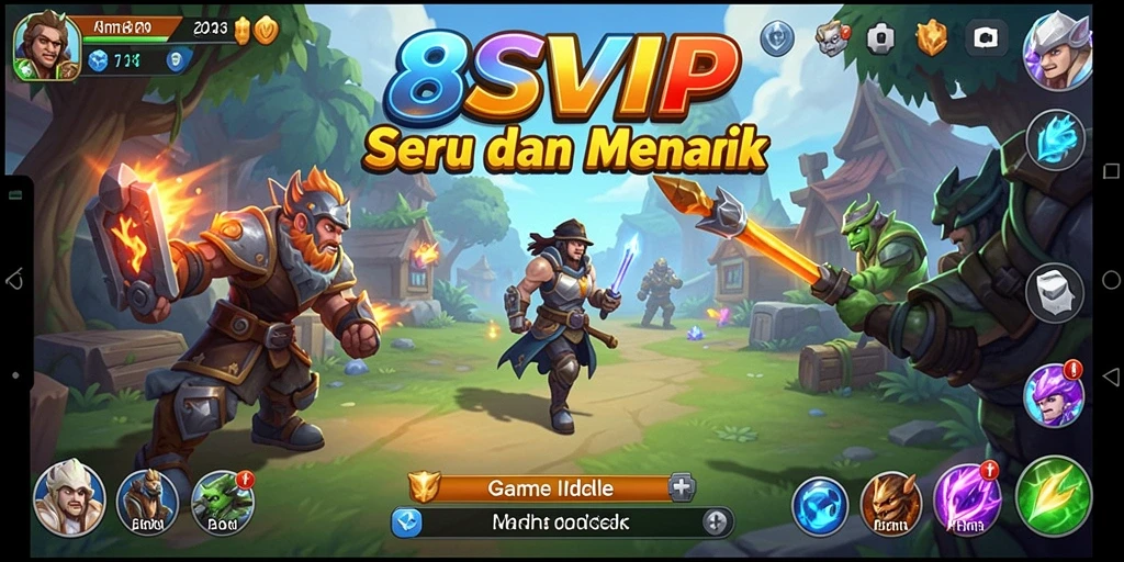 Tampilan gameplay 8SVIP yang menarik dan menenangkan.