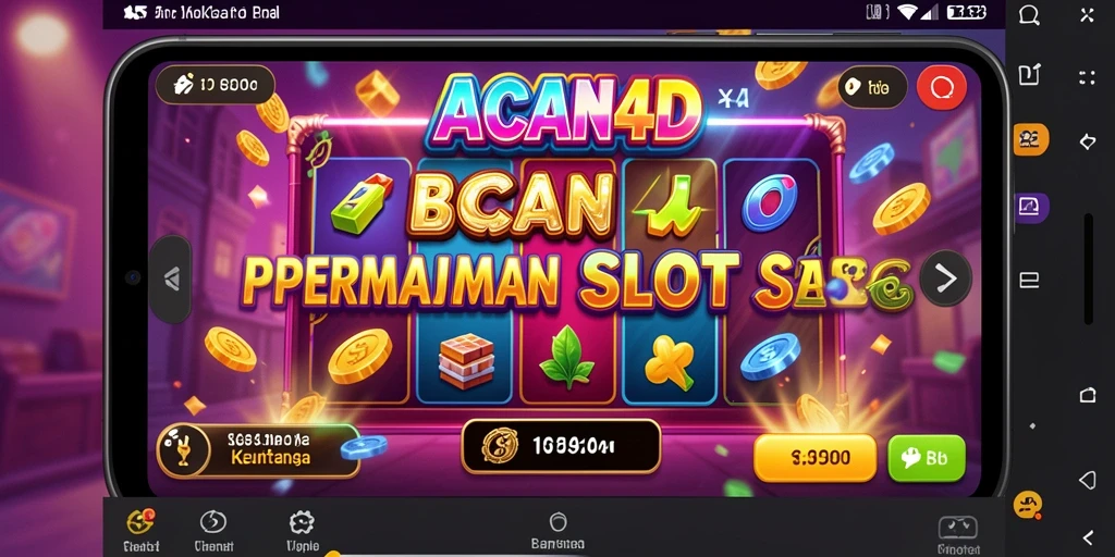Tampilan menarik gameplay Slot BACAN4D dengan berbagai fitur.