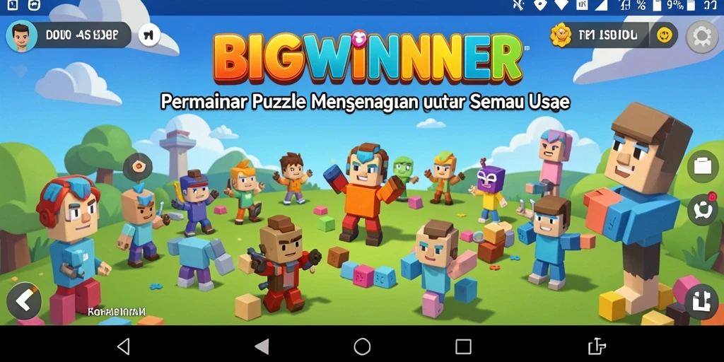 Tampilan gameplay seru dan menantang dari BIGWINNER.