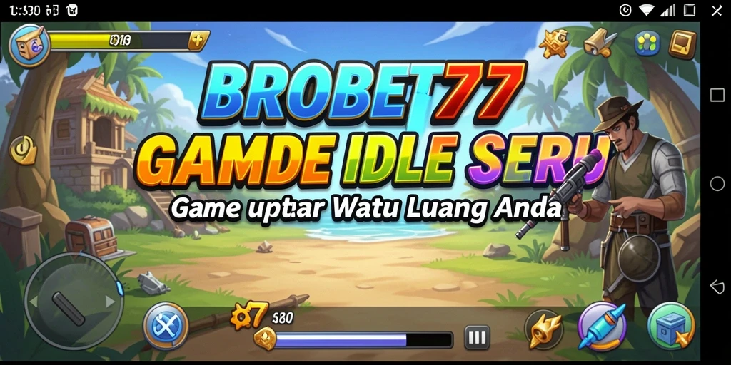 Tampilan gameplay BROBET77 yang menarik dan seru dalam genre Idle.