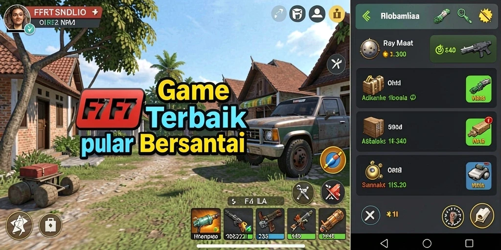 Tampilan gameplay F7F7 yang menarik dengan penghasilan otomatis.