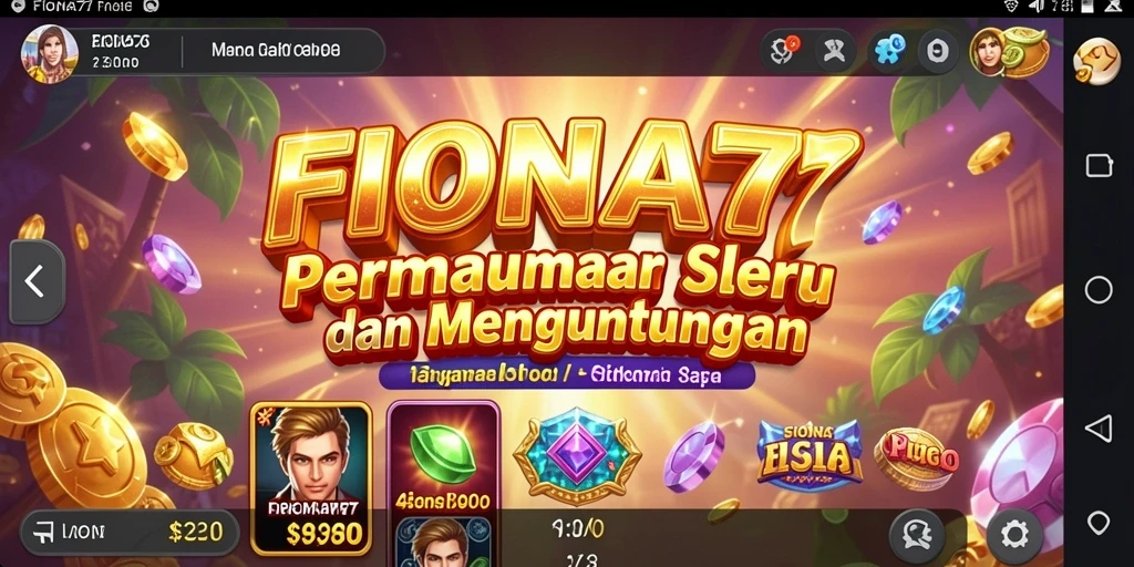 Tangkapan layar menarik dari gameplay slot FIONA77.