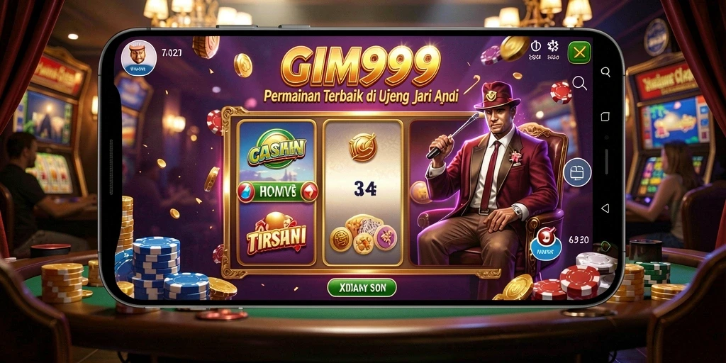 Tampilan seru dari gameplay GIM999 yang membawa pengalaman kasino langsung.