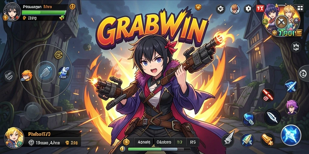 Tampilan gameplay Anime yang fantastis dan penuh warna.