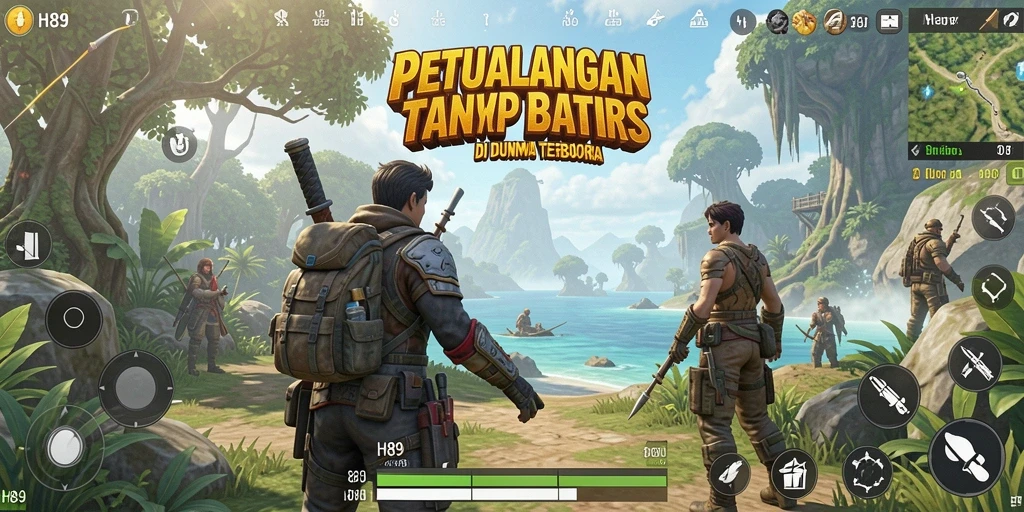 Tampilan gameplay H89 dalam dunia terbuka yang menakjubkan dan interaktif.
