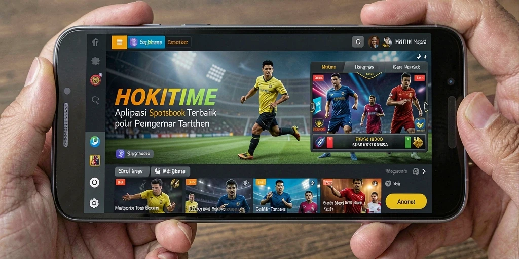Tampilan gameplay menarik dari HOKITIME sebagai aplikasi Sportsbook.