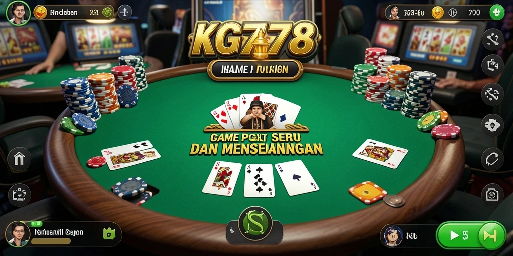 Screenshot gameplay KG778 menampilkan aksi menarik permainan Poker.