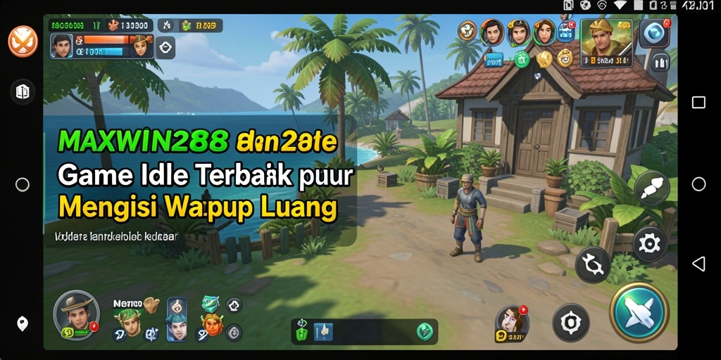 Screenshot gameplay yang menunjukkan interaksi karakter dalam MAXWIN288.
