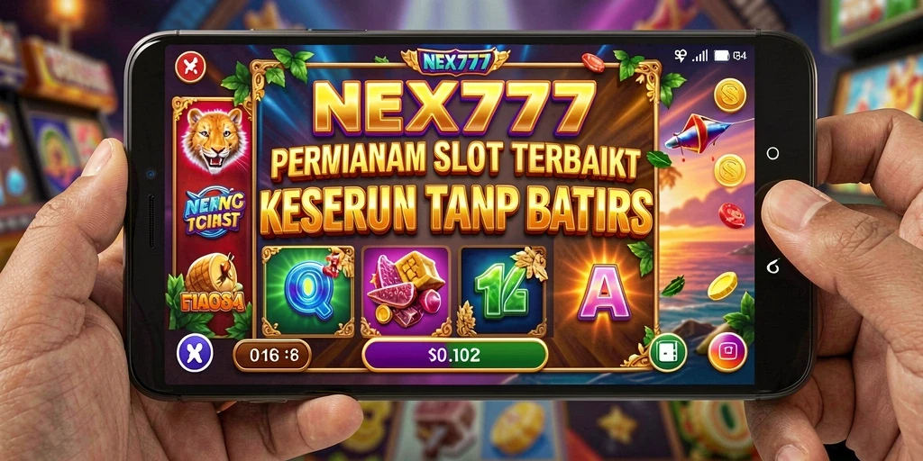 Tampilan menarik dari gameplay Slot NEX777 dengan grafis yang memukau.
