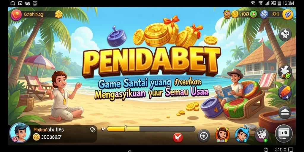 Tampilan gameplay PENIDABET yang menarik dan colorful.