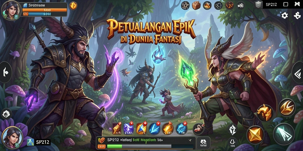 Tangkapan layar dari gameplay SP212 yang memukau dan mendebarkan.