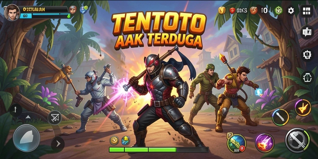 Tangkapan layar dari gameplay mendebarkan TENTOTO.