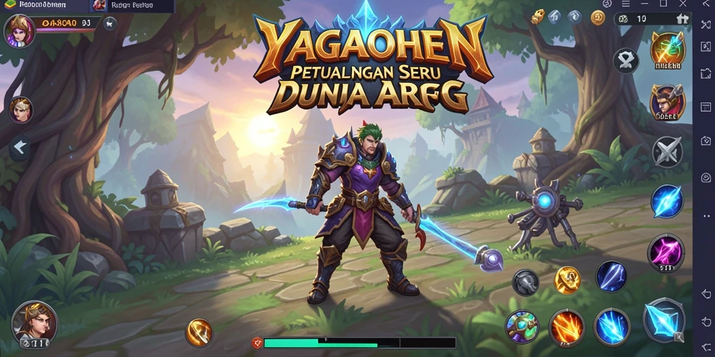 Tampilan gameplay seru dari YAGAOHEN dengan pertarungan yang dinamis.